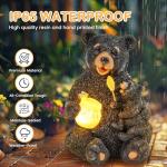 GIGALUMI Bear Solar Garden Statue Light