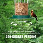 Hanging Metal Bird Feeder for Outdoor Gardens