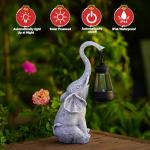 Goodeco 11" Elephant Statue for Garden Decor