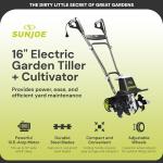 Sun Joe 16-Inch Electric Garden Tiller/Cultivator