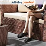 5-Piece Rattan Patio Furniture Set for Garden