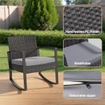 3-Piece Outdoor Patio Furniture Set with Cushions