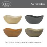 12" Classic Arc Pot for Home and Garden