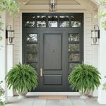 Dkaltm Single Silky Artificial Boston Fern Bush, 49Inch Large Artificial Ferns for Outdoors, Large Faux Ferns Artificial Plants,Suitable for Decorating Office, Living Room Faux Greenery,95Branches