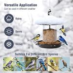 Pack of 2 Bird Feeder for Backyard Birds. Bronze