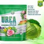 Urea Fertilizer 46-0-0 Made in USA - 5LB Plant Food for Indoor/Outdoor Flowers & Gardens - Promotes Lush Growth - Lettuce, Green Lawns, Fruit, Vegetables, Citrus Trees, Tie Dye Granules Prills