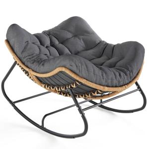 Comfy Outdoor Rocking Chair for Garden & Porch