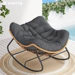 Comfy Outdoor Rocking Chair for Garden & Porch