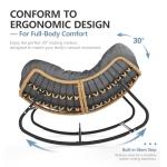 Comfy Outdoor Rocking Chair for Garden & Porch