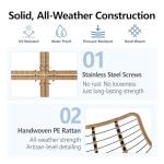 Comfy Outdoor Rocking Chair for Garden & Porch