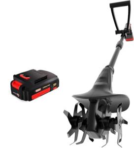 20V Cordless Mini Tiller for Easy Gardening