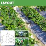 Maotong 110ft Drip Irrigation System Kit, Garden Watering System DIY Automatic Irrigation Equipment Set for Lawn Raised Bed Greenhouse Plant Watering with 1/4'' Tubing, Drip Emitters, Connectors