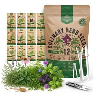 12 Culinary Herb Seeds Variety Pack