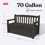 70 Gallon Patio Storage Bench and Deck Box