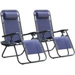 Homall Blue Zero Gravity Lounge Chair
