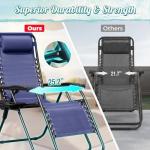 Homall Blue Zero Gravity Lounge Chair