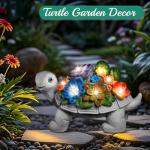 Solar Turtle Garden Statues for Mom and Grandma