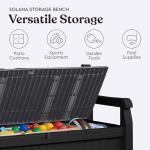 Keter Solana 70 Gallon Outdoor Storage Bench