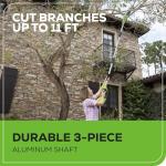 Greenworks 40V 8" Pole Saw and Hedge Trimmer