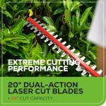 Greenworks 40V 8" Pole Saw and Hedge Trimmer