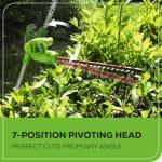 Greenworks 40V 8" Pole Saw and Hedge Trimmer