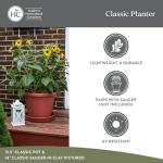24-Inch Slate Blue Classic Round Planter Pot