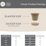 24-Inch Slate Blue Classic Round Planter Pot