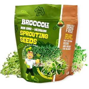 Calabrese Broccoli Sprouting Seeds - Non-GMO 1 lb