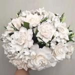 Gardenia Veitchii - Everblooming - Gardenia Jasminoides. Fragrant Evergreen Shrub with Glossy Foliage and Pure White Blooms, Perfect for Pots, Borders, or Gardens (2 Gardenia Veitchii Plants in Sac)