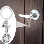 SIQYUWM 10Pcs Garden Keychain Alloy Ladybug Shovel Tree of Life with Sun Moon Rake and Watering Can Charm Keyrings for Gardener Plant Lover Gifts