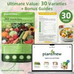 【Seed Vault】 Heirloom Vegetable Seeds Planting Kit - 15,000+ Non-GMO Seeds for Hydroponic, Indoor & Outdoor Gardening | Includes Tomato, Cucumber, Carrot Seeds & Survival Backpack Emergency Gear