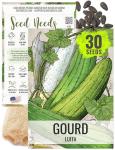 Seed Needs Luffa Seeds for Planting Loofah Sponge Gourds - Non-GMO Heirloom & Untreated Veggie Seed to Plant a Home Grown Outdoor Vegetable Garden (1 Pack)
