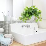 CEWOR Artificial Plants Fake Pothos with Plastic Pot Artificial Potted Plant for Home Office Bedroom Indoor Outdoor Decor 1 Pack