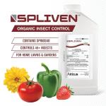 Atticus Spliven Organic Insecticide (32 oz) – 0.5% Spinosad Concentrate - Outdoor Insecticide for Vegetable Garden, Lawns and Landscapes