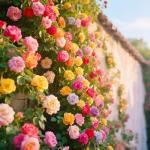 Mixed Climbing Rose Vine Seeds 230pcs– Perennial Rosa Flowering Bush Seed | Long-Blooming Ornamental Climbing Plants for Fence, Trellis, Arches & Outdoor Garden Décor