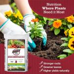 Brut Organic Worm Castings for Plants 5 LB – Natural Nutrients, Fertility Builder, Plant Food for Potting Soil and Garden Soil – Indoor and Outdoor Use