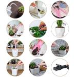 Melphoe 25Pcs Mini Garden Hand Transplanting Succulent Tools Set, 39.4" Thickened Repotting Mat & Plant Tag, Miniature Planting Indoor Fairy Care, Potting, Cactus, Houseplant Bonsai Tool Kit (Pink)