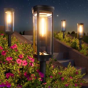 8 Pack Solar Pathway Lights for Your Garden