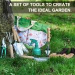 9-Piece Heavy-Duty Stainless Steel Gardening Tool Set