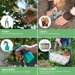 9-Piece Heavy-Duty Stainless Steel Gardening Tool Set