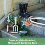 9-Piece Heavy-Duty Stainless Steel Gardening Tool Set