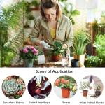 LWWTBS Plant Nursery Pot/Pots 100 Pcs 4" Plastic Small Plants Pots Flower Pots Seed Starting Pots for Plants Indoor Outdoor Seedling pots (with 100 Plant Labels)