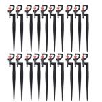 Watering Sprayer, 20pcs G-Type 360° Rotation Sprinkler Nozzle, Micro-Sprayers System for Garden Lawn, Irrigation Tool with Adjustable Mist Spray for Plants, Flowers, and Indoor/Outdoor Use