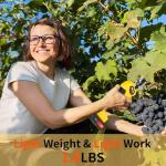 SCHTUMPA 21V Electric Pruning Shears, 40mm(1.6 Inch) Cutting Diameter Electric Pruners for Gardening Heavy Duty with Replacement Blade Set, 2 Batteries and Charger