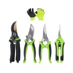 AUDCALIGHT 4-Pack Bypass Pruning Shears, Titanium Steel Blade,With Gardening Gloves,Shears Stainless, Ergonomic Hand Pruning Shears for Trees, Plants (Shears Gardening Tool Kit)