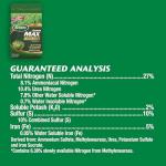 Scotts Green Max Lawn Food - Lawn Fertilizer for Grass Plus Iron Supplement, 10,000 sq. ft., 33.33 lbs.