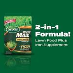 Scotts Green Max Lawn Food - Lawn Fertilizer for Grass Plus Iron Supplement, 10,000 sq. ft., 33.33 lbs.