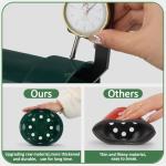 RooTrimmer 15 Pack 4/6/8 Inch Plant Nursery Pots, Sturdy Plant Pots with Drainage Holes, Ideal for Seedlings, Indoor/Outdoor Use, Green