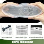 Orchid Pot, 2 Each of 4.3",5.5",6.1" Orchid Pots with Holes, Orchid Pots for Repotting, Plastic Orchid Planter for Indoor Outdoor Plants (2 Each of 4.3",5.5",6.1")