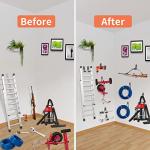 HUPBIPY 12 Pack Garage Hooks Heavy Duty Utility Steel with Anti-Slip Coating Wall Mount Storage Organizer for Hanging Power and Garden Tools, Ladders, Hose, Bikes, Ropes, Bulk Items, and More